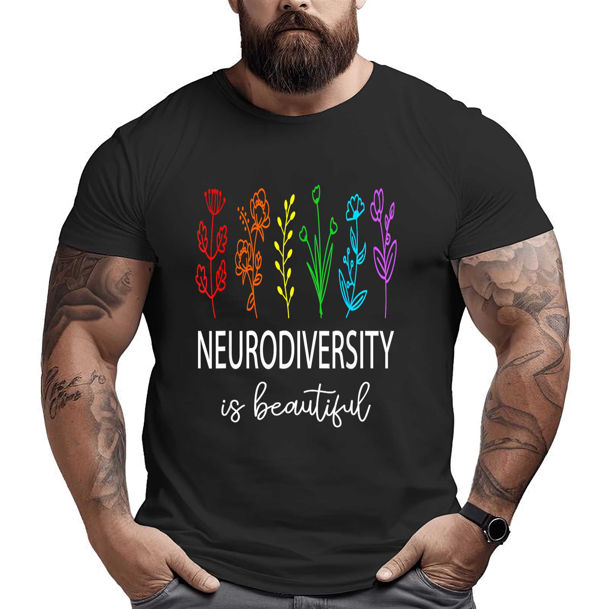 Neurodiversity Is Beautiful Autism Awareness Men Women T-shirt