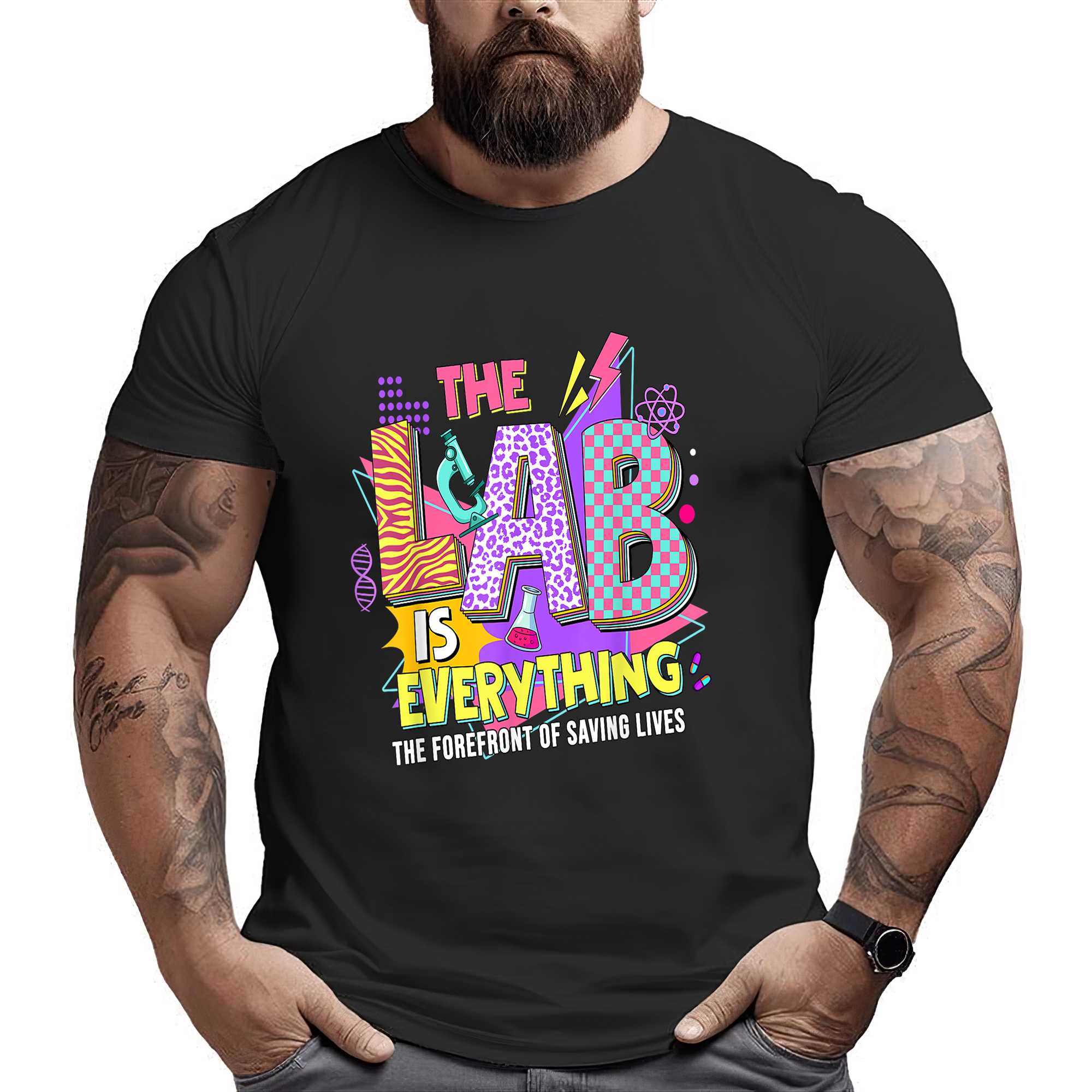 The Lab Is Every Thing Lab Week Laboratory Teachers Womens T-shirt