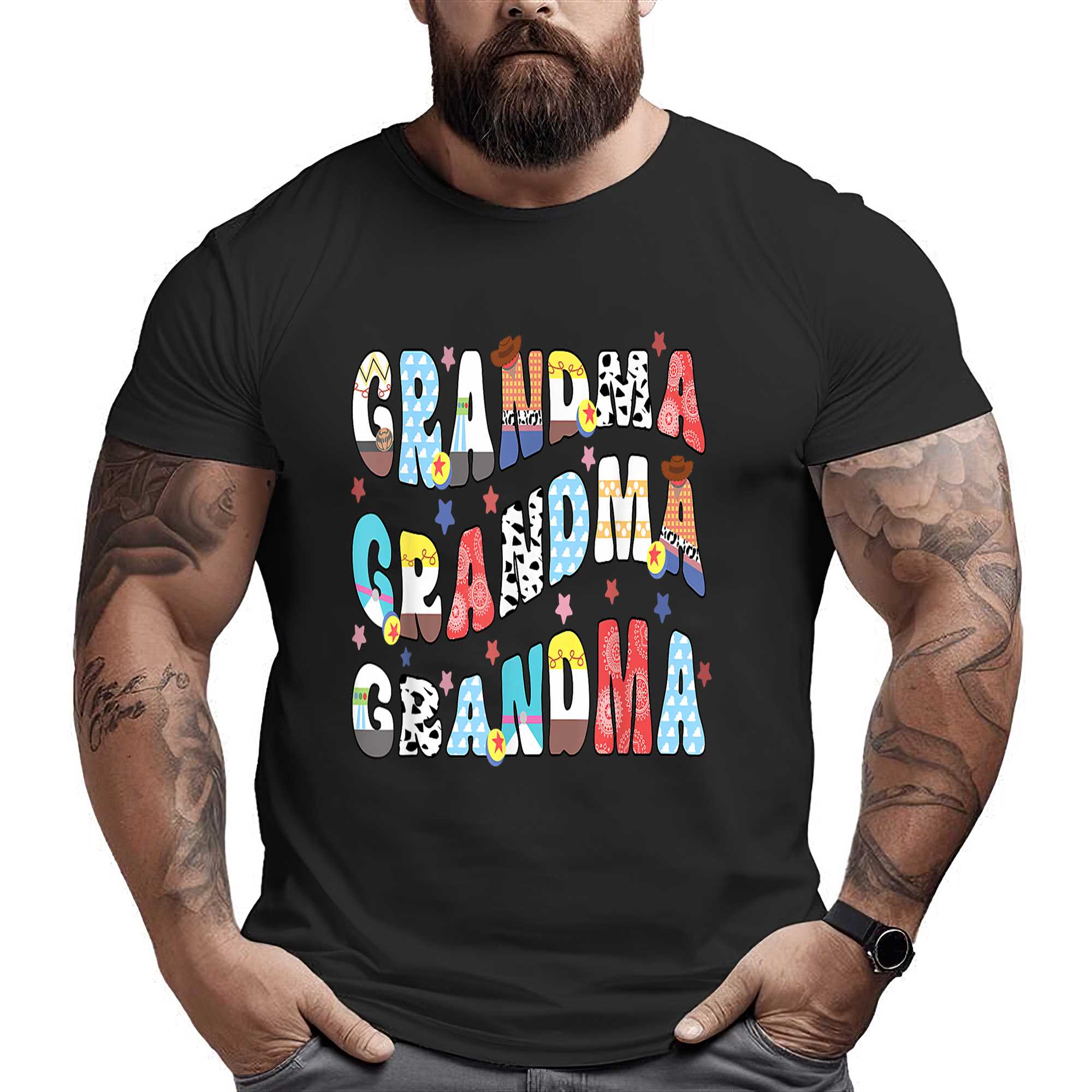 Grandma Toy Birthday Boy Story Family Matching Birthday Boy T-shirt