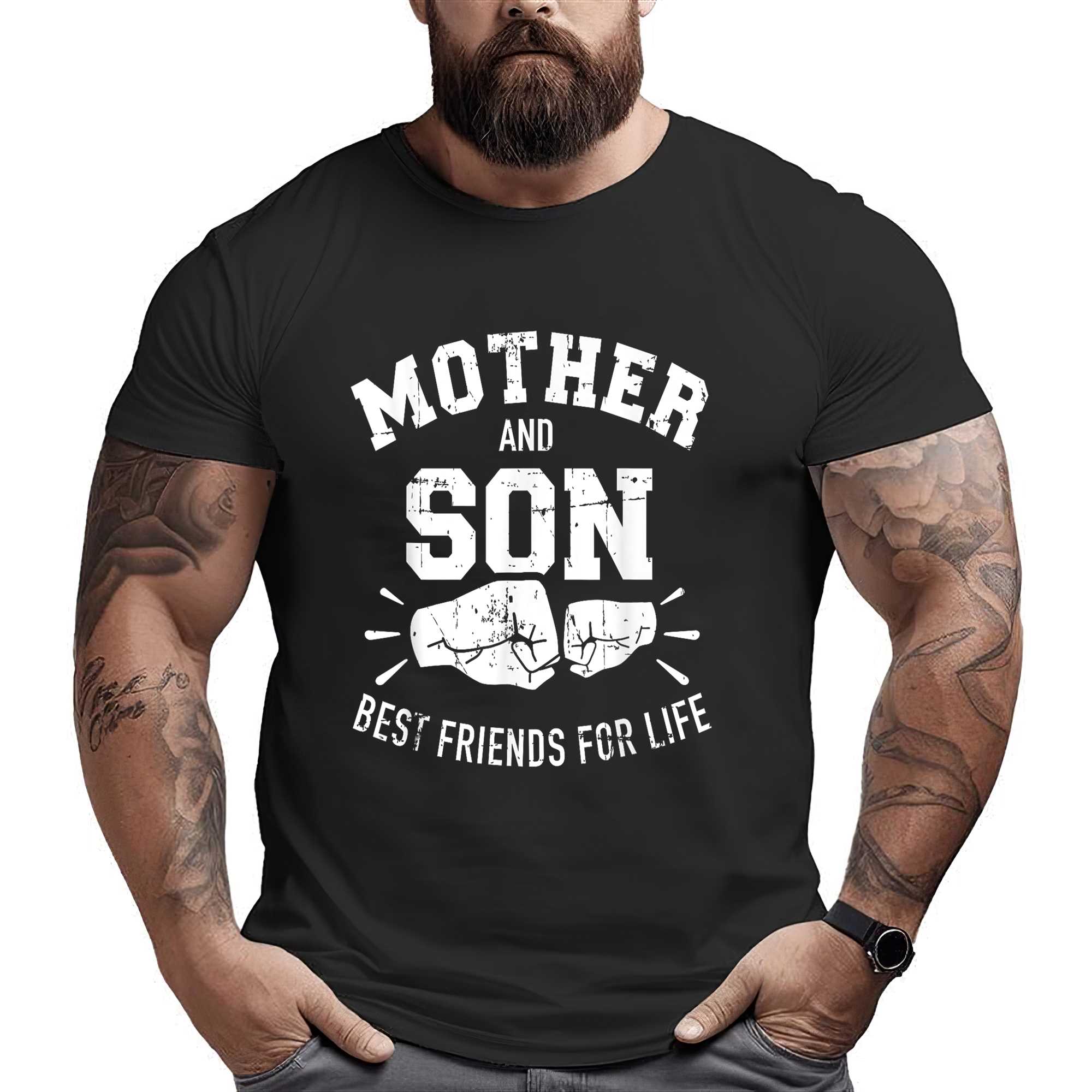 Mother And Son Best Friends For Life Mom T-shirt