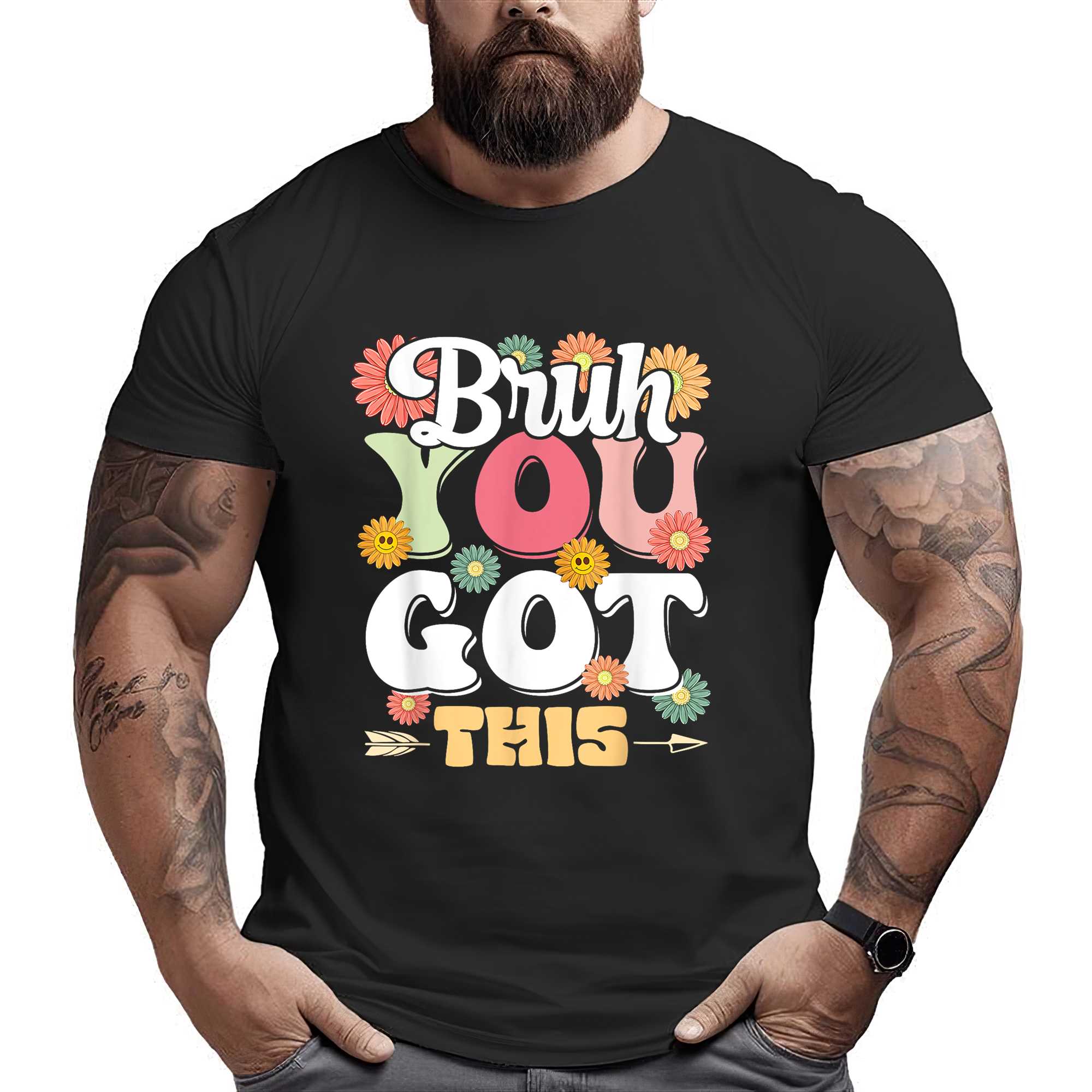 Groovy Bruh You Got This Testing Day Womens Mens Kids T-shirt