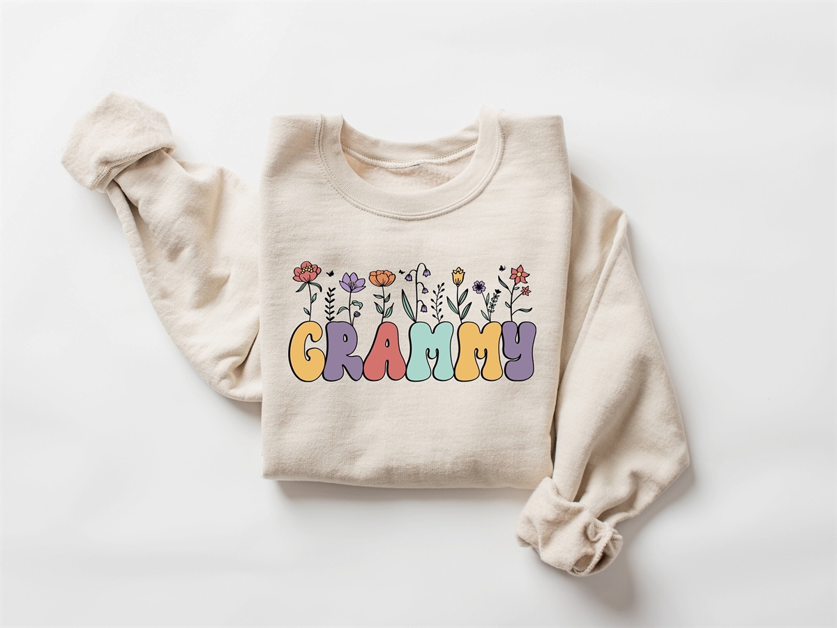 Floral Grammy Sweatshirt Grammy T-shirt Grandma Gift Mother’s Day Sweatshirt Mother’s Day Gift Granny Gift Christmas Gift For Grandma