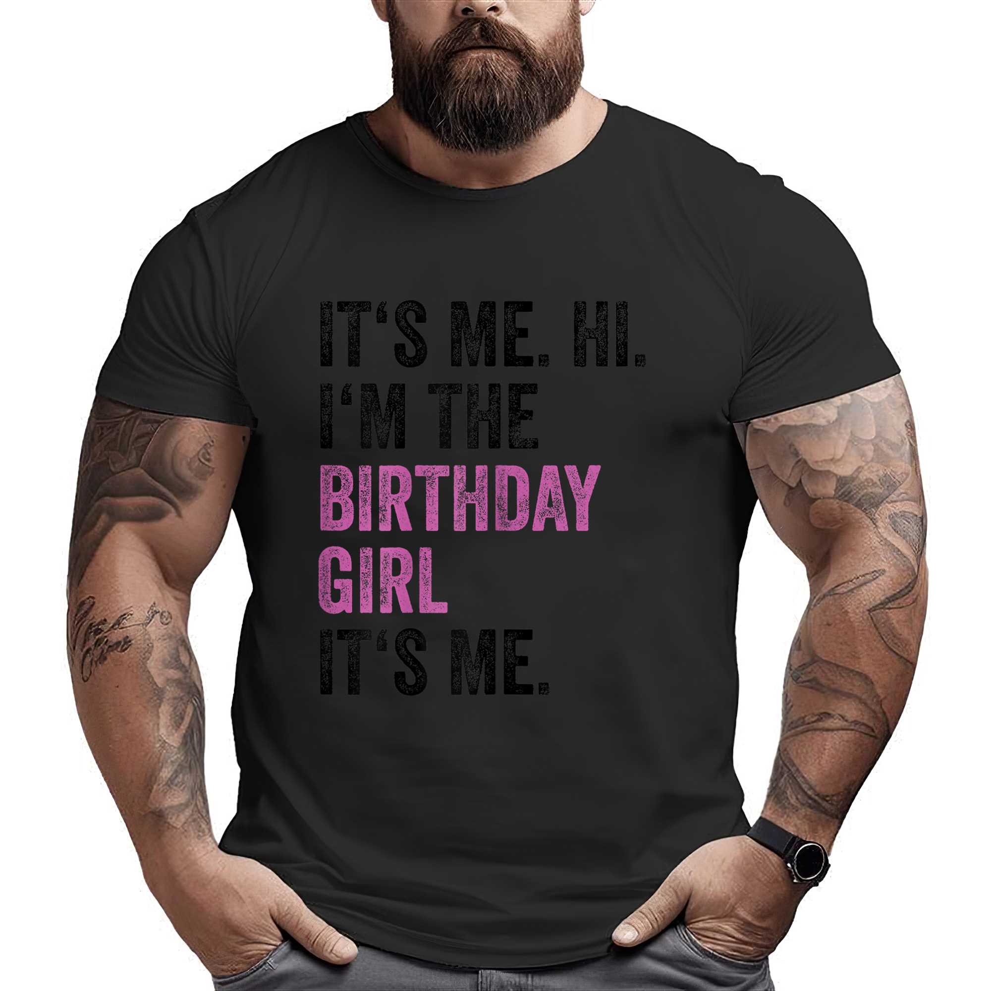 Its Me Hi Im The Birthday Girl Its Me Kids Birthday Party T-shirt