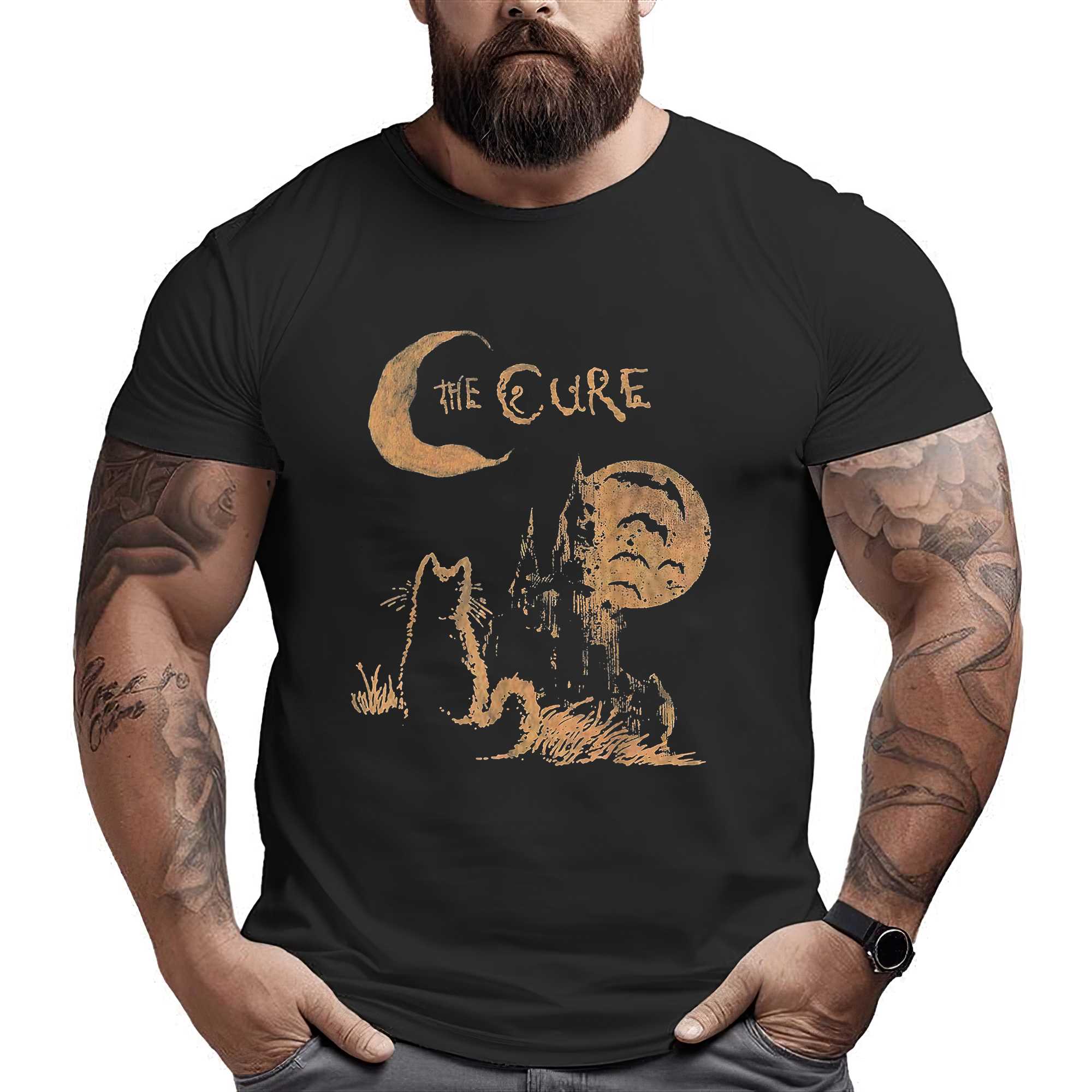 The Cure Cat Moon T-shirt