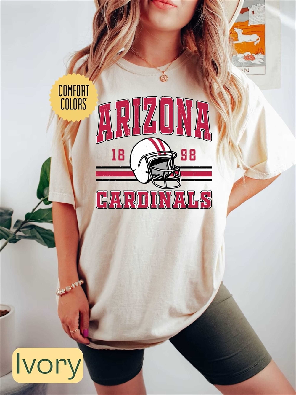 Arizona Football Comfort Colors Shirt Trendy Vintage Retro 80s Style Football Tshirt