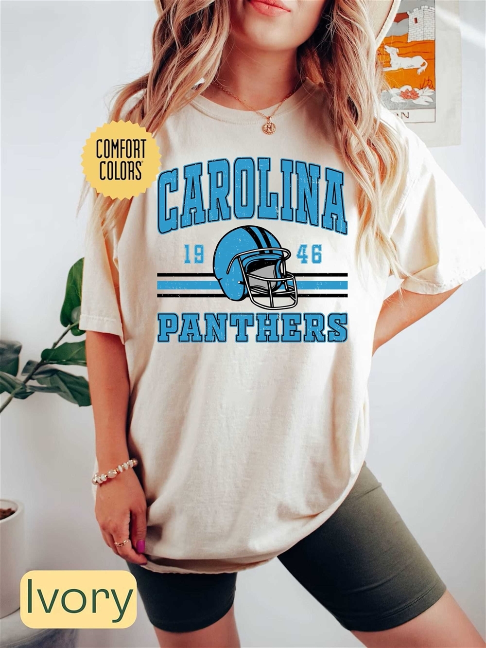 Carolina Football Comfort Colors Shirt Trendy Vintage Retro 80s Style Football Tshirt