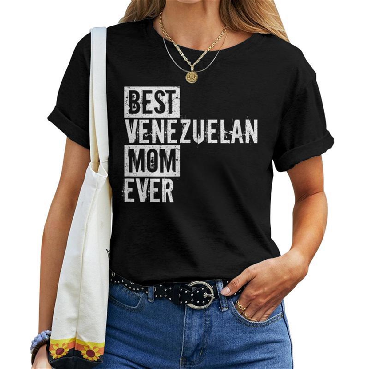 Best Venezuelan Mom Ever Love For Mom Women T-shirt