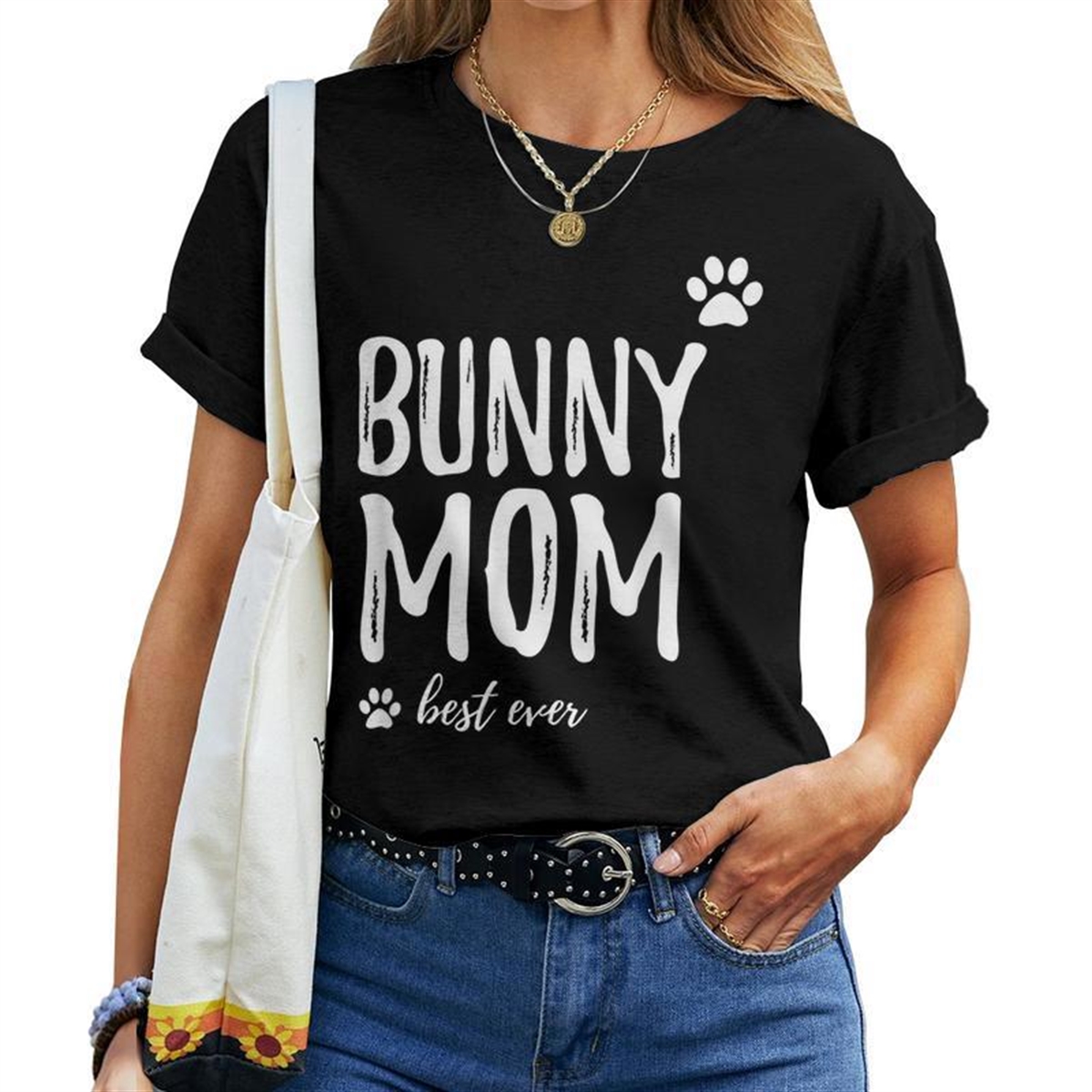 Bunny Mom For Rabbit Lovers For Mom Women T-shirt