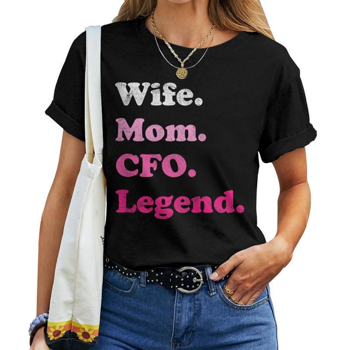 Cfo Or Chief Financial Officer For Mom Wife For Mother’s Day Women T-shirt