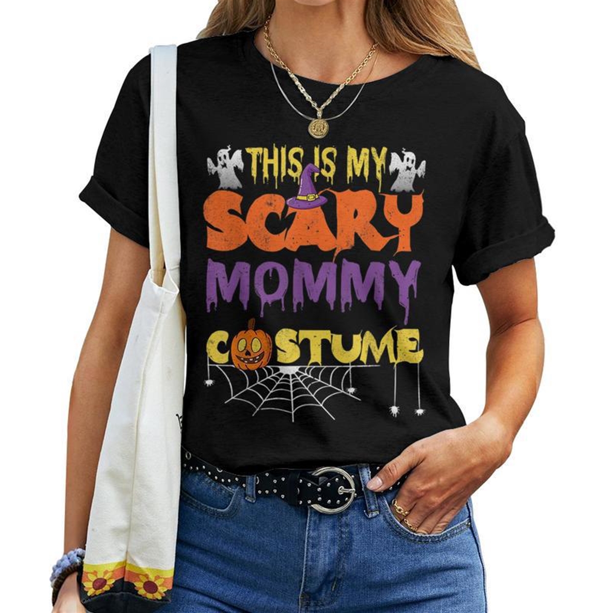 Horror Halloween This Is My Scary Mommy Women T-shirt
