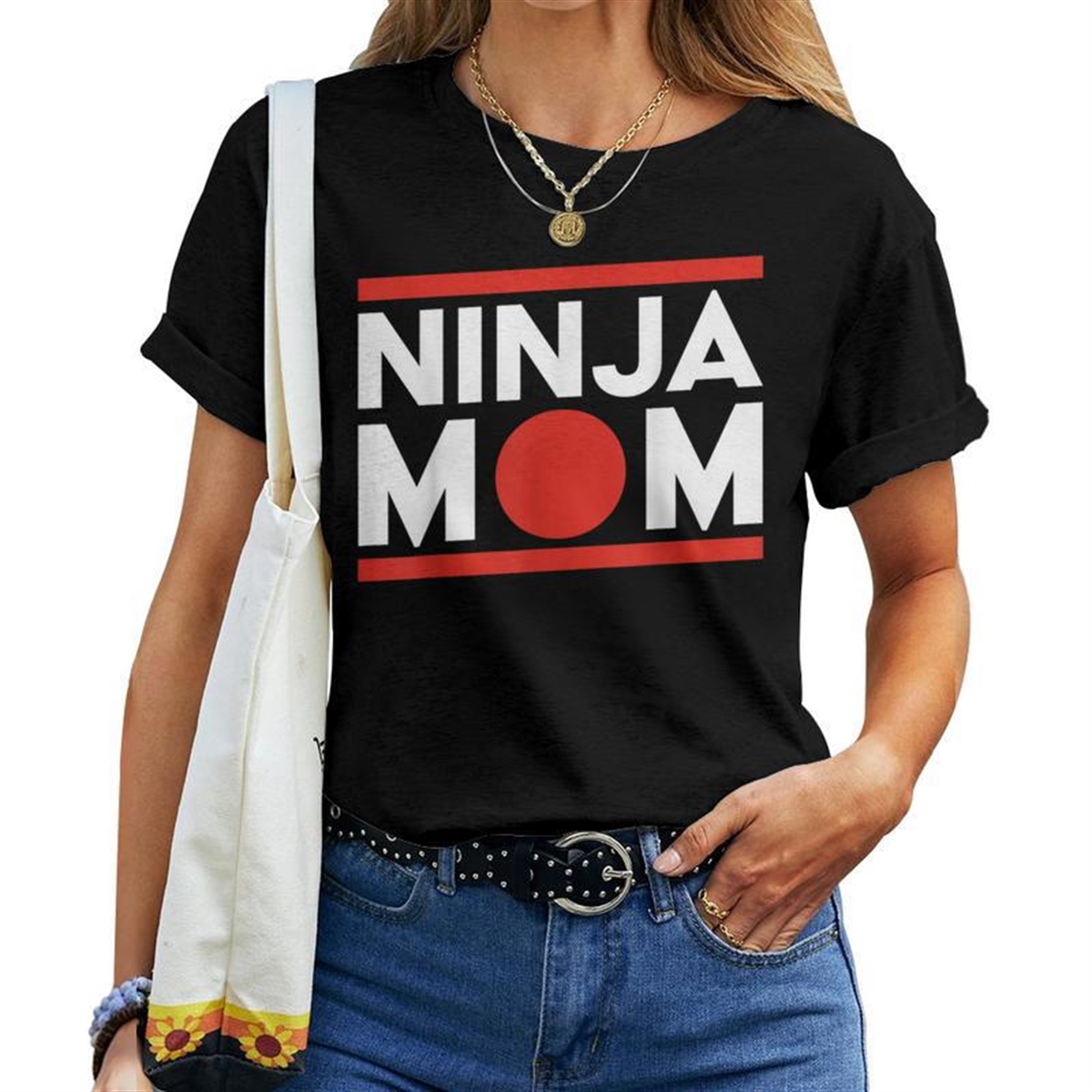 Ninja Mom Women T-shirt