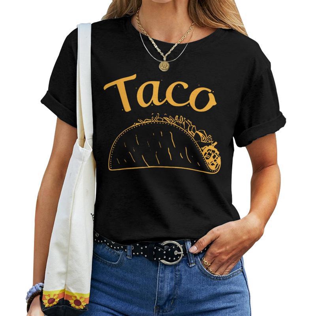 Taco Mom Burrito Taco Taquito Matching Family Women T-shirt
