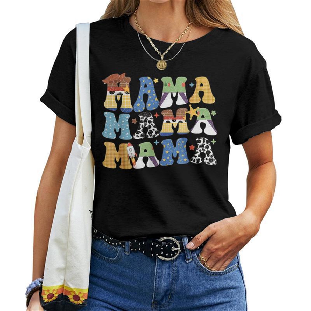 Toy Story Mama Boy Mom Mother’s Day For Womens Women T-shirt